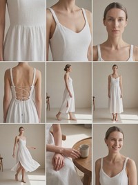 Lili Fluid drape 太阳裙 - thumbnail 6