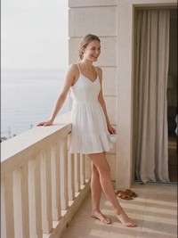 Olivia Fluid drape Sommerkleid - thumbnail 17