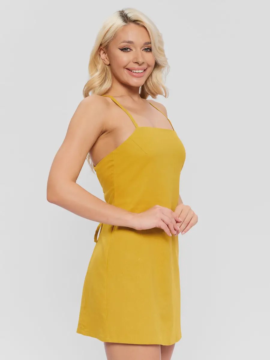 Open Back Mini Dress - image 5
