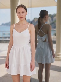 Olivia Fluid drape Sommerkleid - thumbnail 13