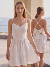Olivia Fluid drape Sommerkleid - thumbnail 20