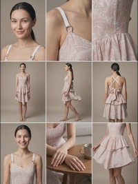 Eliza Fluid drape Sommerkleid - thumbnail 4
