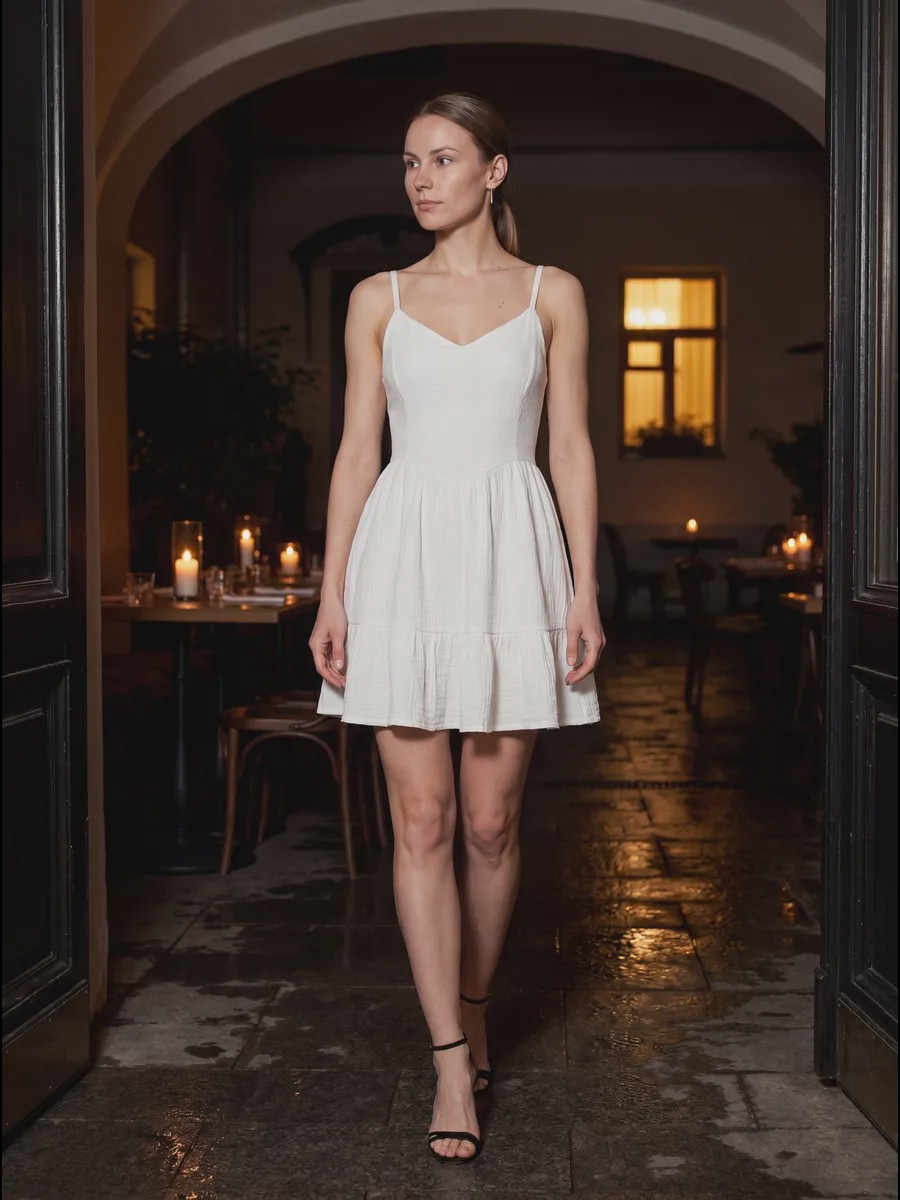 Olivia Fluid drape Sommerkleid - image 16