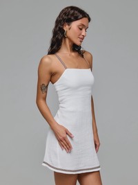 Moana 3bs Hinten offen Minikleid - thumbnail 12