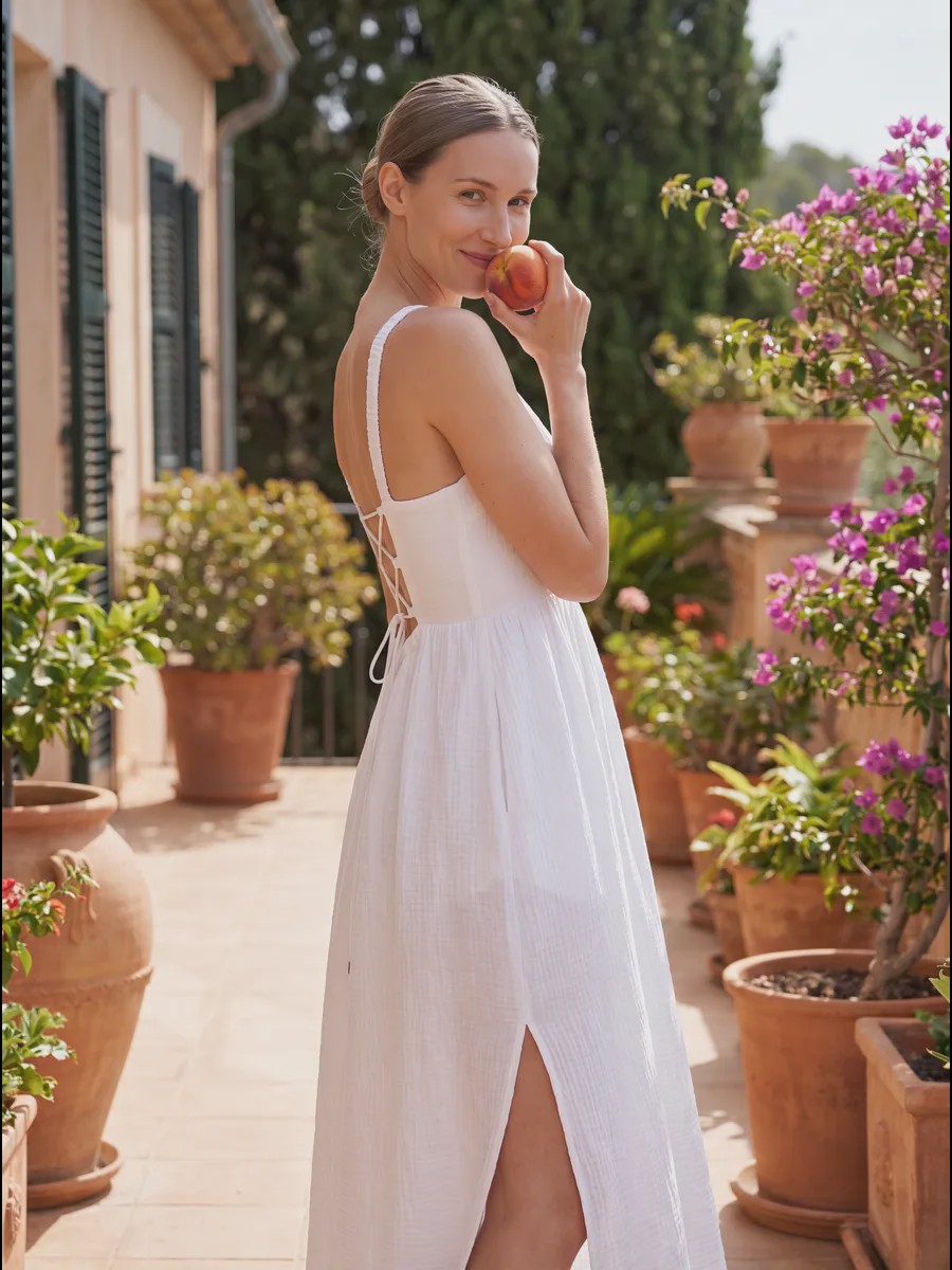 Lili Fluid drape 太阳裙 - image 9