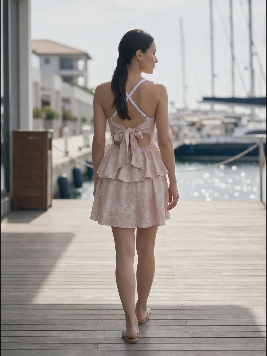 Eliza Fluid drape Sommerkleid - image 13