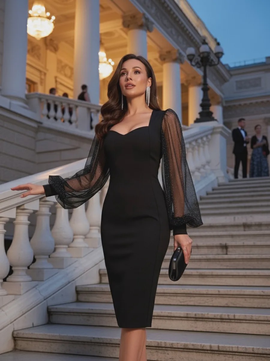 Платье футляр вечернее праздничное Bianca - image 7