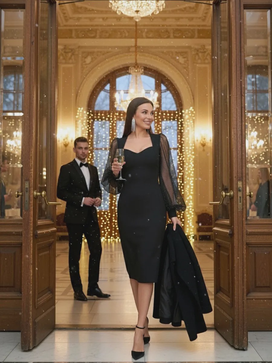 Платье футляр вечернее праздничное Bianca - image 13