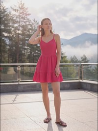Olivia Fluid drape فستان صيفي - thumbnail 10