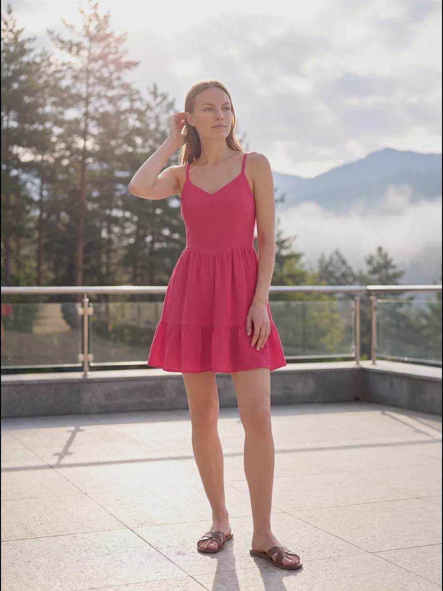 Olivia Fluid drape فستان صيفي - image 10