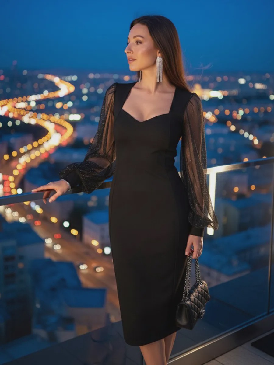 Платье футляр вечернее праздничное Bianca - image 20