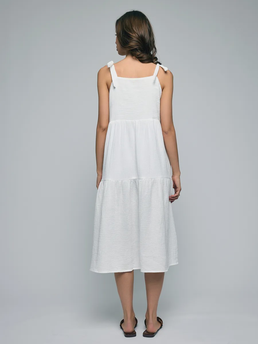 Isida молочный Designerkleid Midikleid - image 11