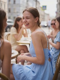 Olivia Fluid drape Sommerkleid - thumbnail 9