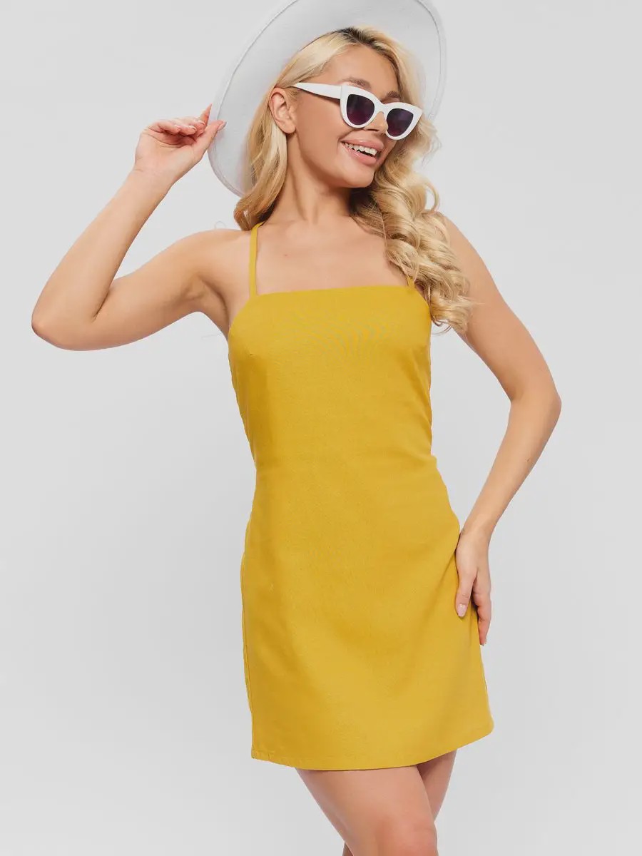 Open Back Mini Dress - image 15