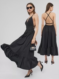 Siesta Designerkleid Maxikleid - thumbnail 1