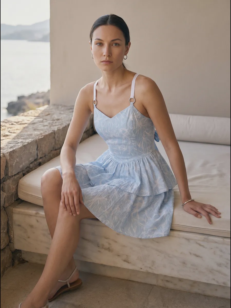 Eliza Fluid Drape Sundress - image 12