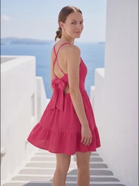 Olivia Fluid drape فستان صيفي - thumbnail 14