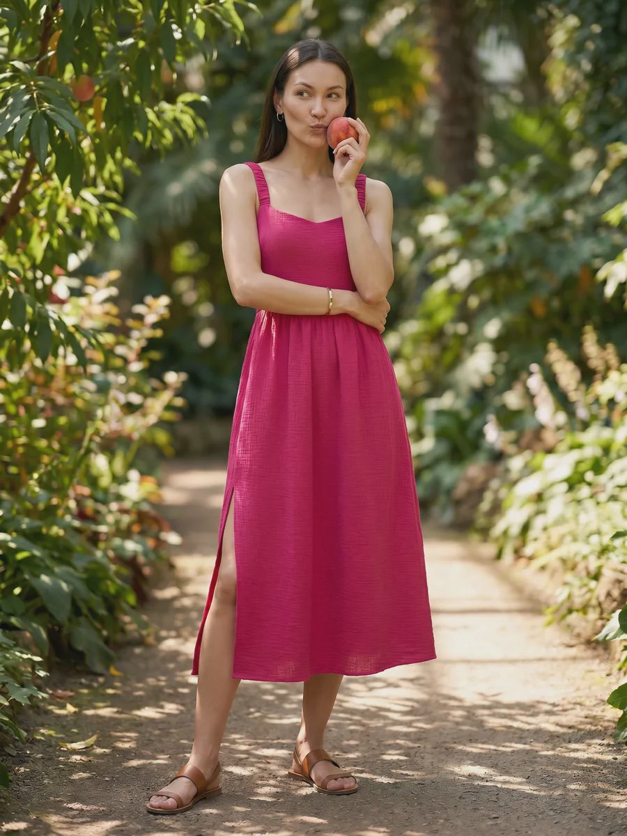 Lili Fluid drape 太阳裙 - image 14