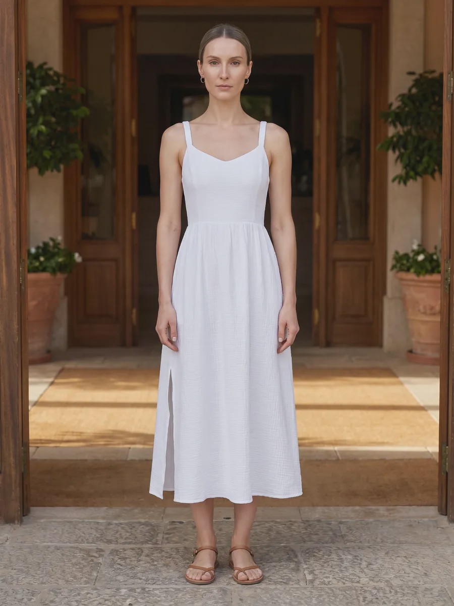 Lili Fluid drape 太阳裙 - image 3