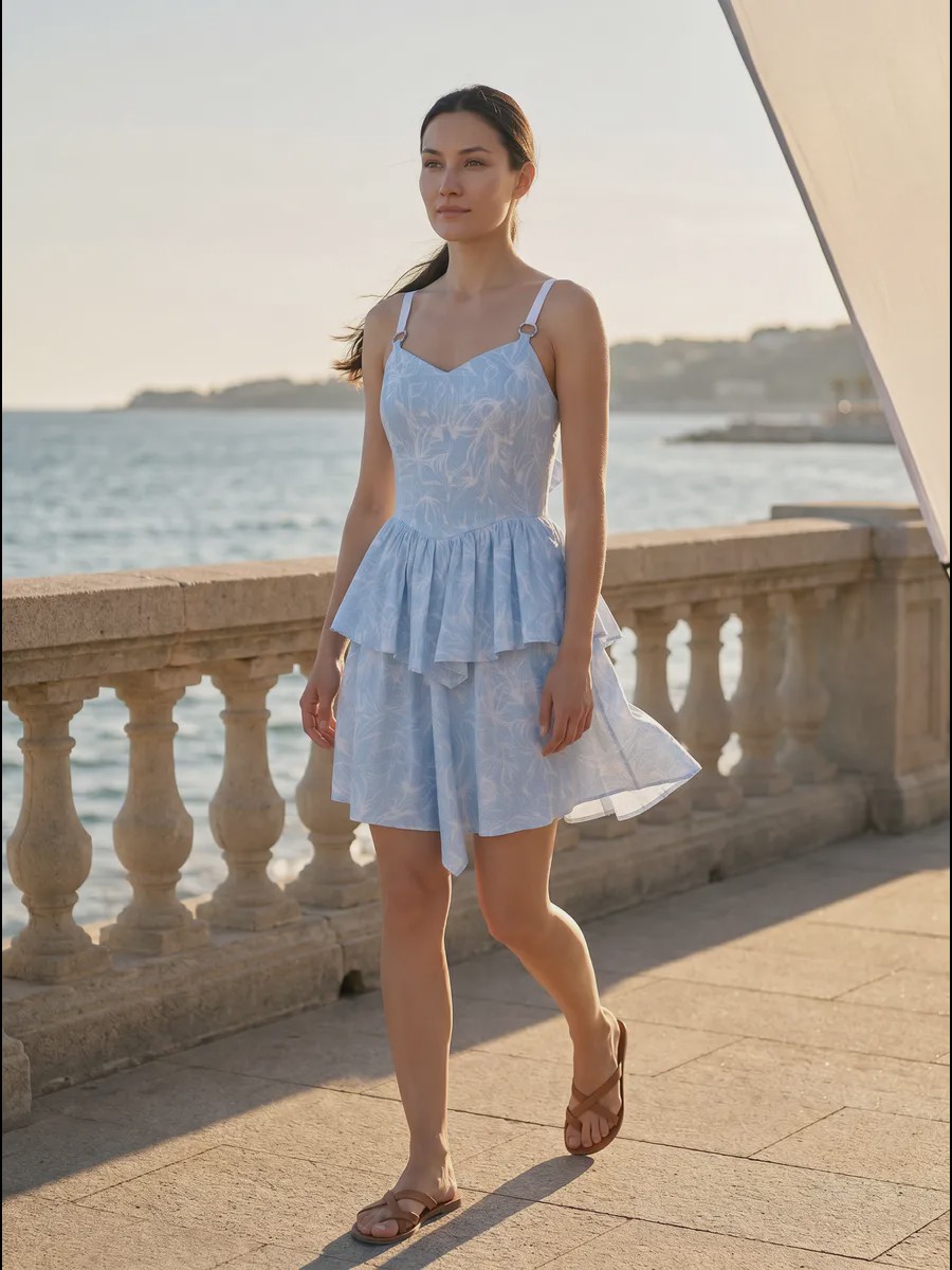 Eliza Fluid Drape Sundress - image 13