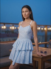 Eliza Fluid Drape Sundress - thumbnail 6