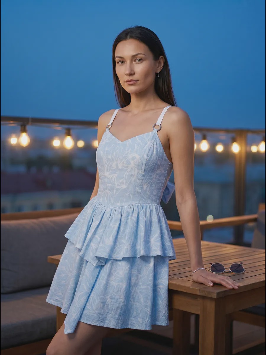 Eliza Fluid Drape Sundress - image 6