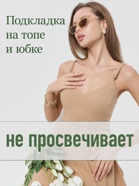 Летний сарафан мини с бантом из муслина - Olivia - thumbnail 13