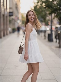 Olivia Fluid drape Sommerkleid - thumbnail 15
