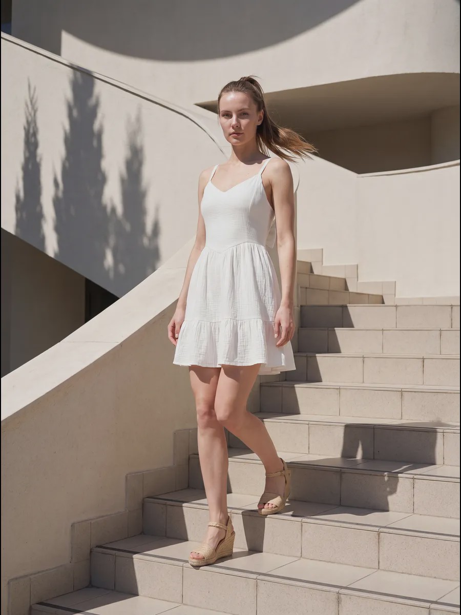 Olivia Fluid drape Sommerkleid - image 11