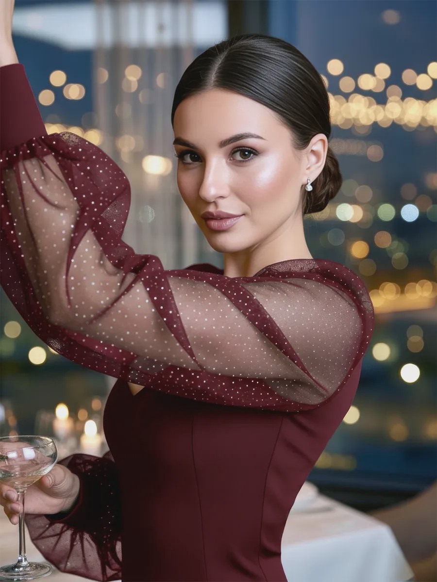 Bianca فستان مصمم فستان ضيق - image 24