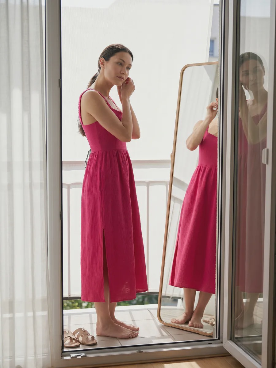 Lili Fluid drape 太阳裙 - image 12