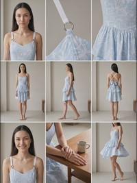 Eliza Fluid Drape Sundress - thumbnail 4