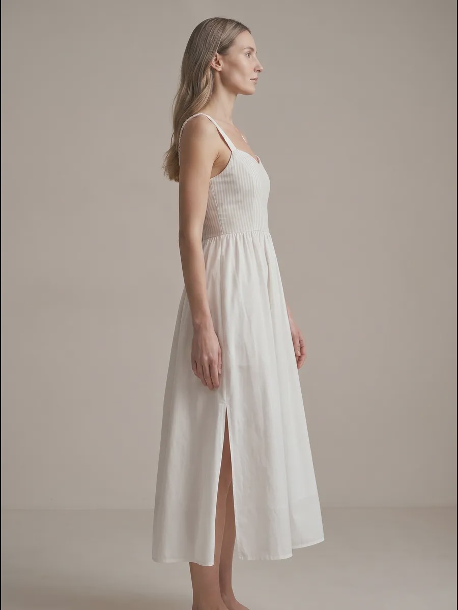 Lili Refined silhouette gaun malam - image 10