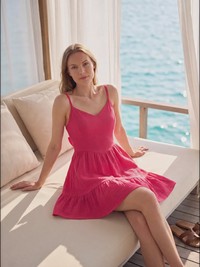 Olivia Fluid drape فستان صيفي - thumbnail 11