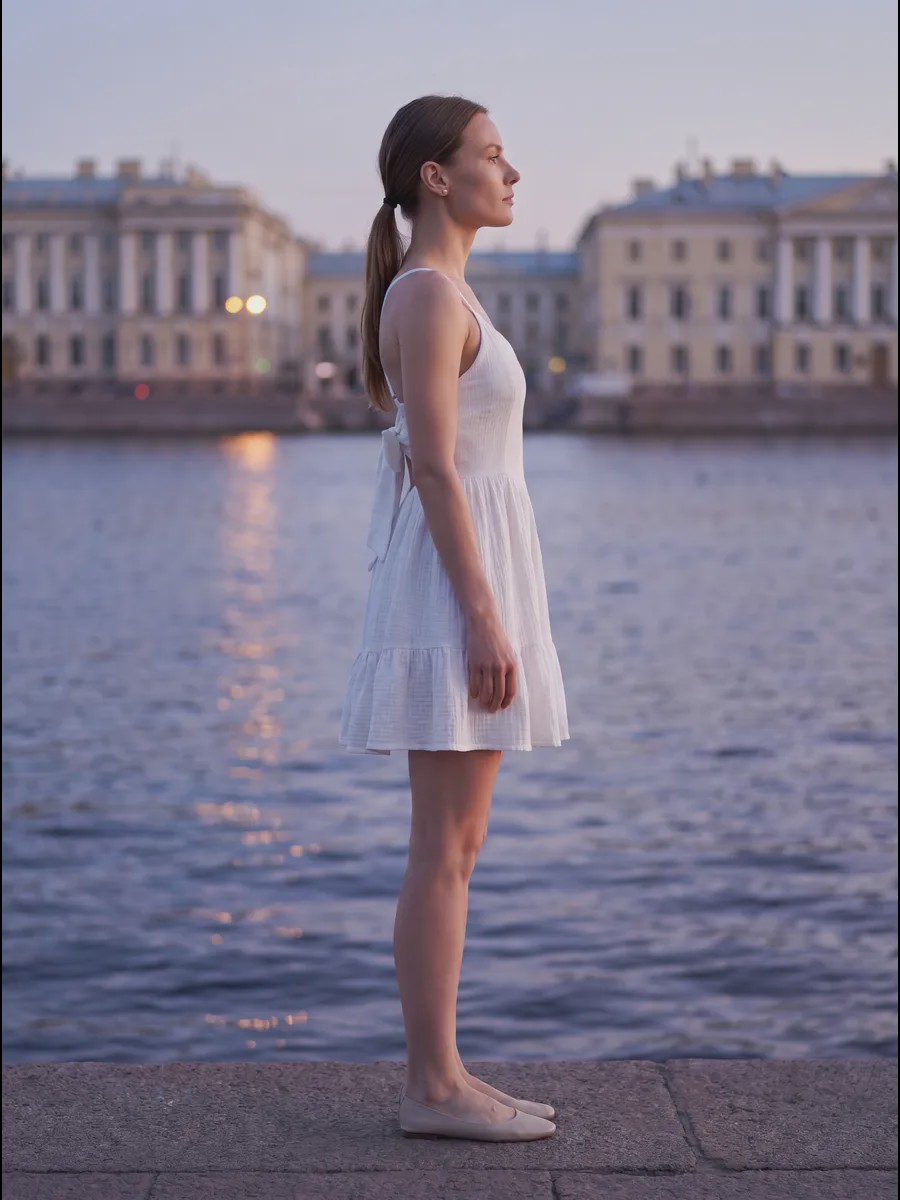 Olivia Fluid drape Sommerkleid - image 19